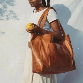 Bolsa luxuosa de couro PU macio para mulheres, bolsas grandes, sacolas vintage, sacola de grande capacidade, feminina, designer